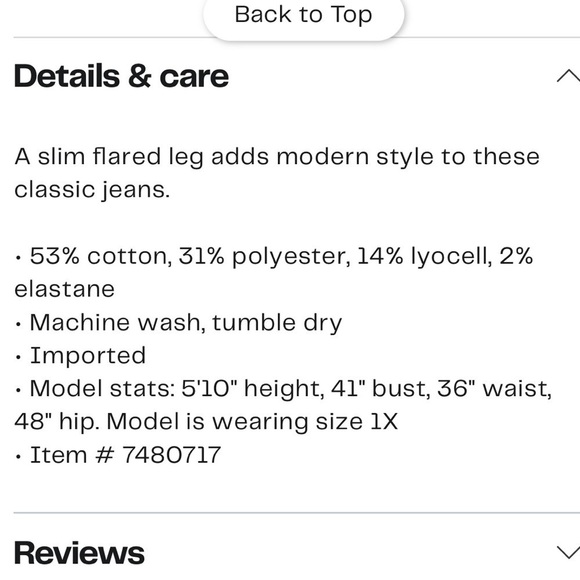 NYDJ Fiona uplift slim flare ankle jeans NWT - Picture 7 of 7